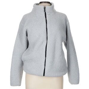 VICTORIAS SECRET PINK - Fleece Zip Up jacket Large